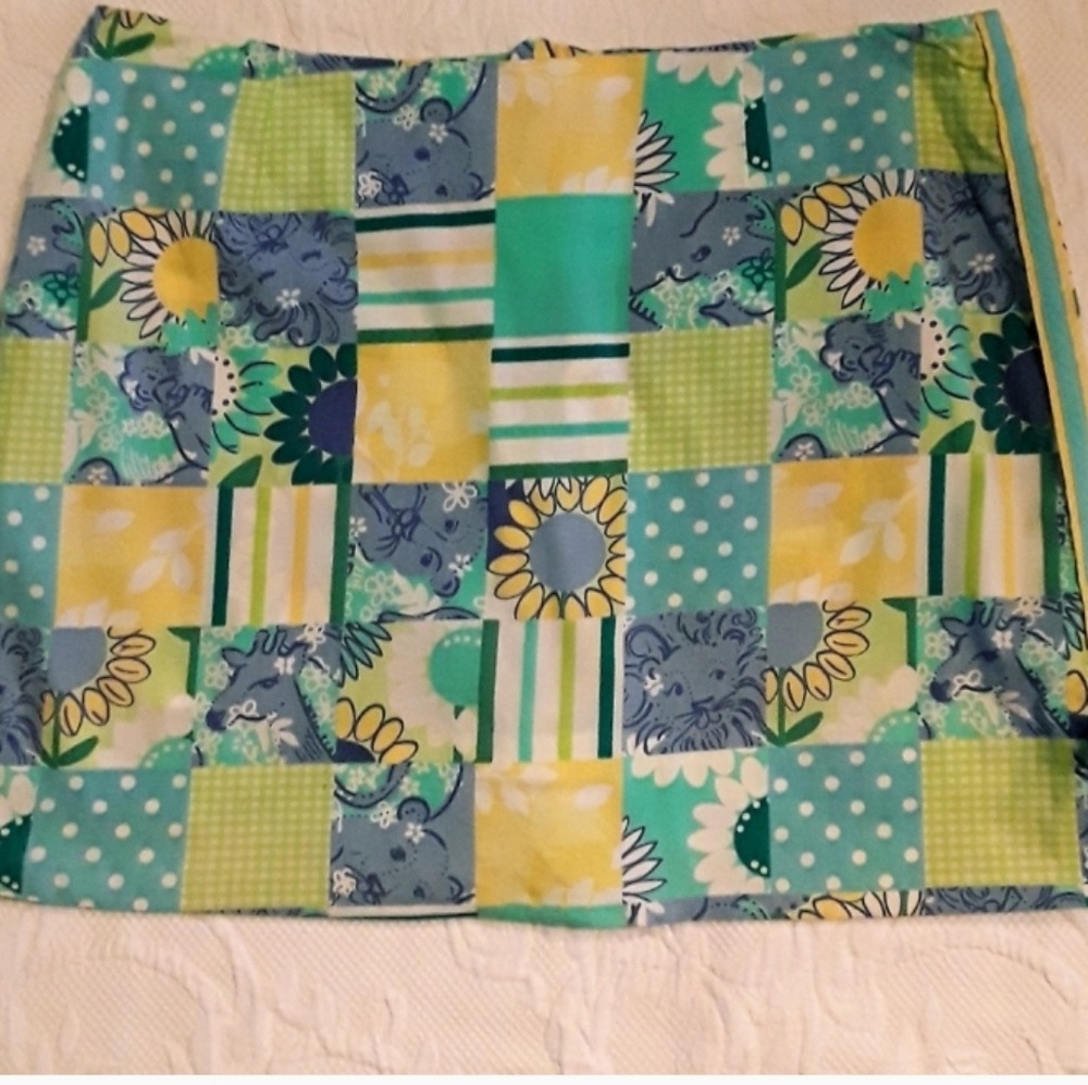 Lilly Pulitzer Patchwork Skort Mint - image 6